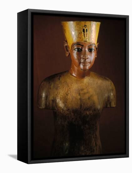 King Tutankhamun, Tut Manniken, Wooden Torso, Egyptian Museum, Valley of the Kings, Egypt-Kenneth Garrett-Framed Premier Image Canvas