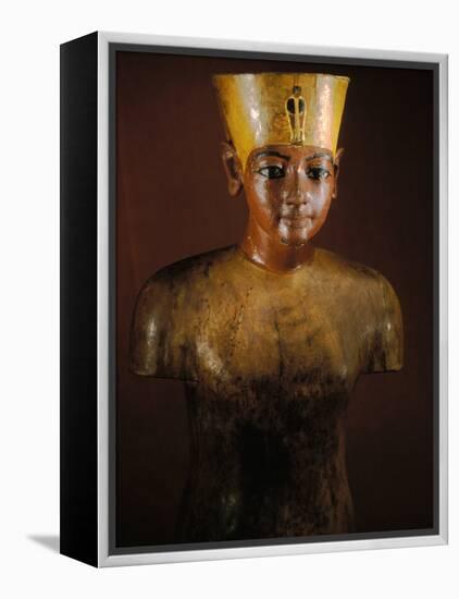 King Tutankhamun, Tut Manniken, Wooden Torso, Egyptian Museum, Valley of the Kings, Egypt-Kenneth Garrett-Framed Premier Image Canvas