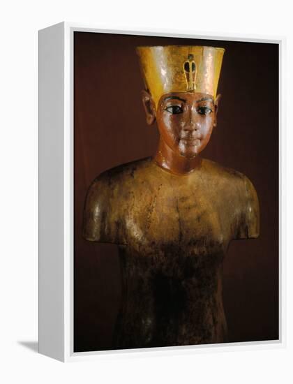 King Tutankhamun, Tut Manniken, Wooden Torso, Egyptian Museum, Valley of the Kings, Egypt-Kenneth Garrett-Framed Premier Image Canvas