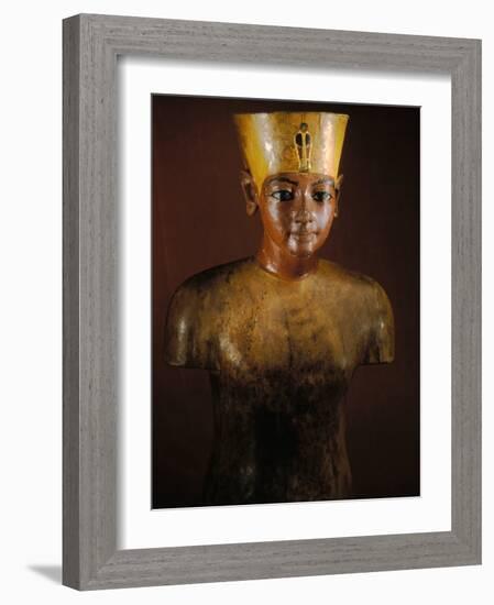 King Tutankhamun, Tut Manniken, Wooden Torso, Egyptian Museum, Valley of the Kings, Egypt-Kenneth Garrett-Framed Photographic Print