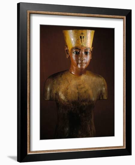 King Tutankhamun, Tut Manniken, Wooden Torso, Egyptian Museum, Valley of the Kings, Egypt-Kenneth Garrett-Framed Photographic Print