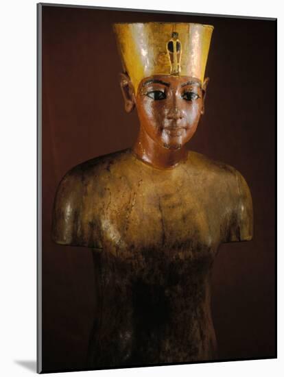 King Tutankhamun, Tut Manniken, Wooden Torso, Egyptian Museum, Valley of the Kings, Egypt-Kenneth Garrett-Mounted Photographic Print