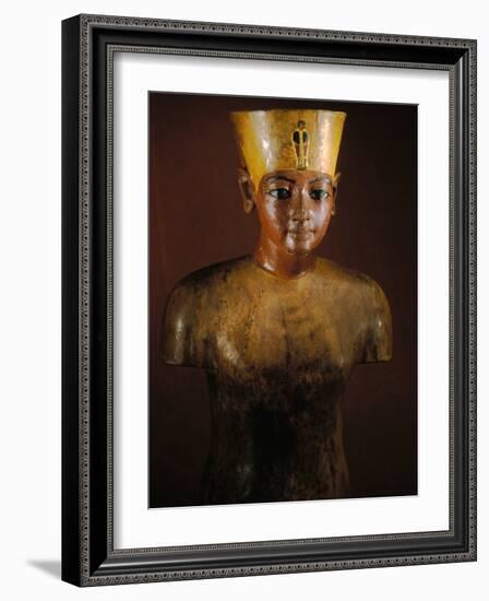 King Tutankhamun, Tut Manniken, Wooden Torso, Egyptian Museum, Valley of the Kings, Egypt-Kenneth Garrett-Framed Photographic Print