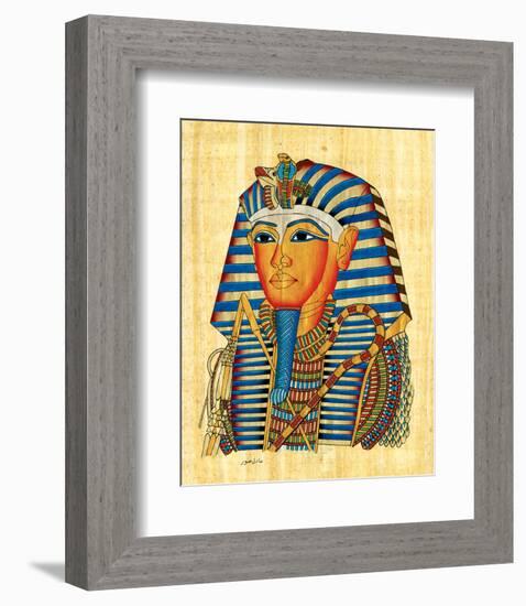 King Tutankhamun-null-Framed Art Print