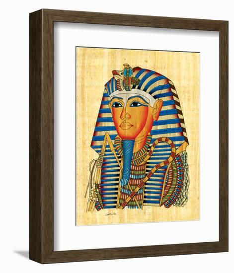 King Tutankhamun-null-Framed Art Print