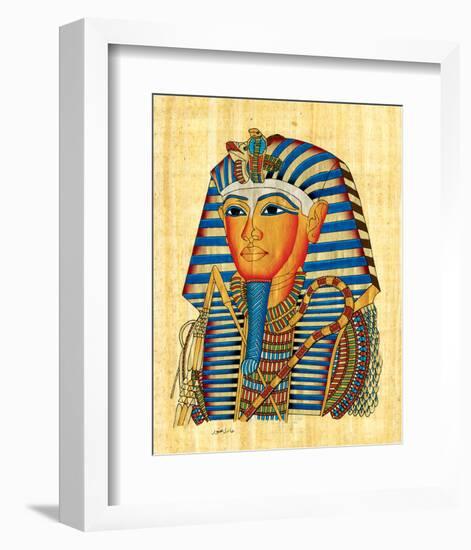 King Tutankhamun-null-Framed Art Print