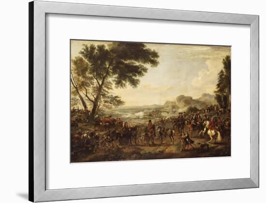 King William III and his Troops preparing for a Battle-Jan Wyck-Framed Giclee Print