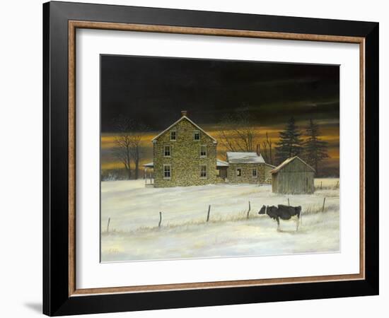 King Wood Sunset-Jerry Cable-Framed Giclee Print