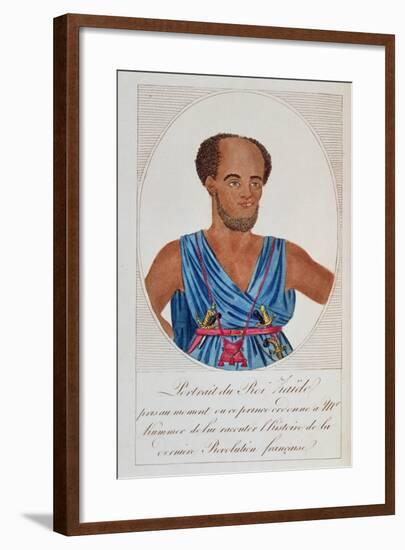 King Zaide, Senegal, Frontispiece of 'Naufrage De La Frégate La Méduse'-null-Framed Giclee Print