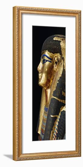 Kingdom of Amenhotep Iii. Burial Mask of Tuya Made of Plastered Cloth-null-Framed Giclee Print