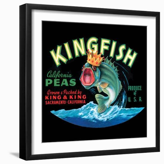 Kingfish-Vision Studio-Framed Art Print