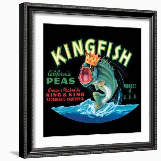 Kingfish-Vision Studio-Framed Art Print