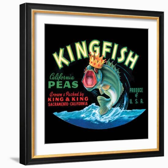 Kingfish-Vision Studio-Framed Art Print