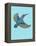 Kingfisher-Drawpaint Illustration-Framed Premier Image Canvas