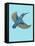 Kingfisher-Drawpaint Illustration-Framed Premier Image Canvas