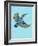 Kingfisher-Drawpaint Illustration-Framed Giclee Print