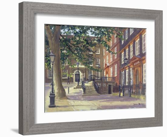 Kings Bench Walk, Inner Temple-Julian Barrow-Framed Giclee Print