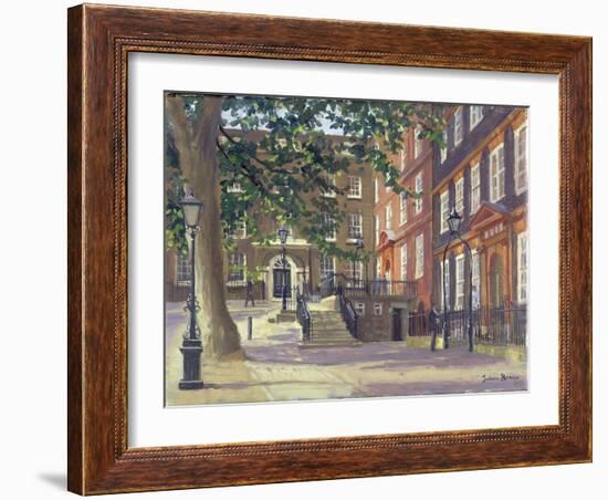 Kings Bench Walk, Inner Temple-Julian Barrow-Framed Giclee Print