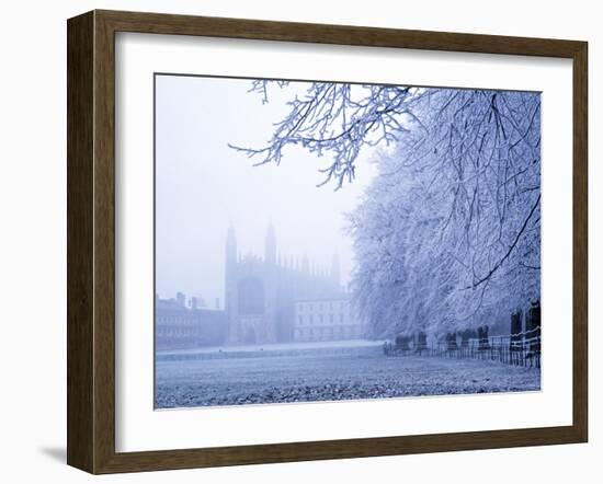 Kings College and Chapel, Cambridge, England-Alan Copson-Framed Photographic Print