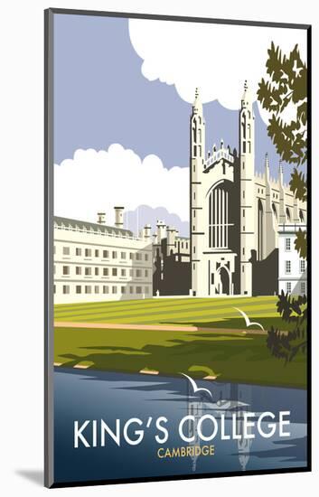 Kings College, Cambridge - Dave Thompson Contemporary Travel Print-Dave Thompson-Mounted Giclee Print