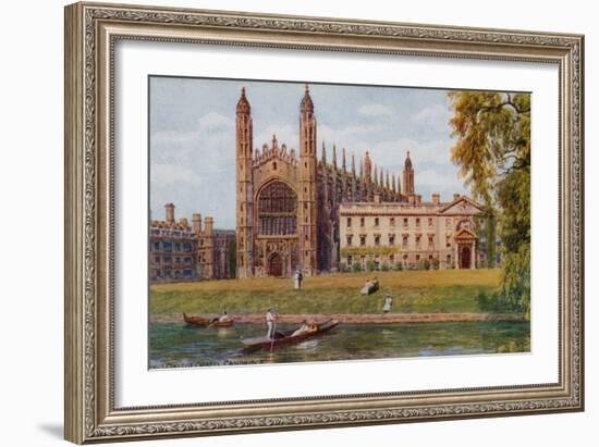 Kings College Chapel, Cambridge-Alfred Robert Quinton-Framed Giclee Print