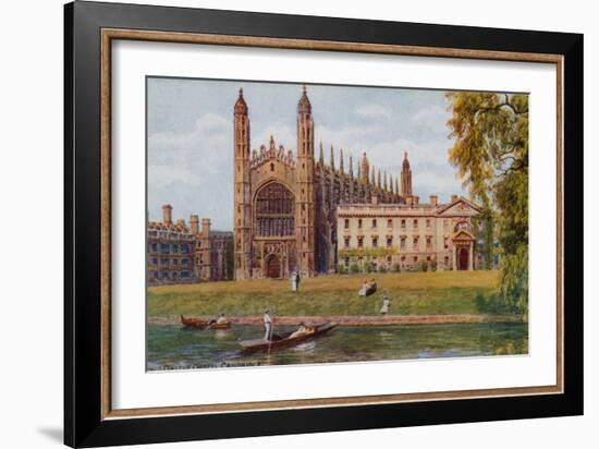 Kings College Chapel, Cambridge-Alfred Robert Quinton-Framed Giclee Print