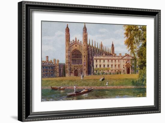 Kings College Chapel, Cambridge-Alfred Robert Quinton-Framed Giclee Print