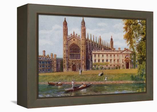 Kings College Chapel, Cambridge-Alfred Robert Quinton-Framed Premier Image Canvas