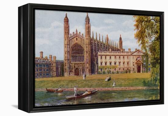 Kings College Chapel, Cambridge-Alfred Robert Quinton-Framed Premier Image Canvas