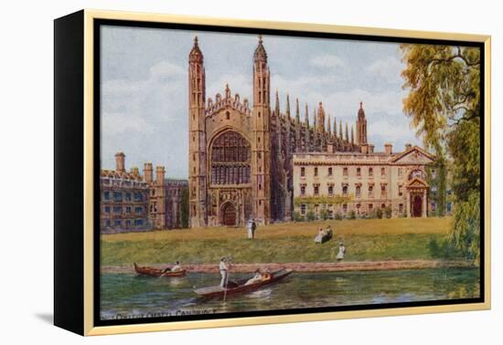 Kings College Chapel, Cambridge-Alfred Robert Quinton-Framed Premier Image Canvas