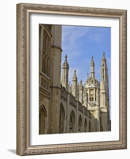 Kings College Chapel, University of Cambridge, Cambridge, England-Simon Montgomery-Framed Photographic Print