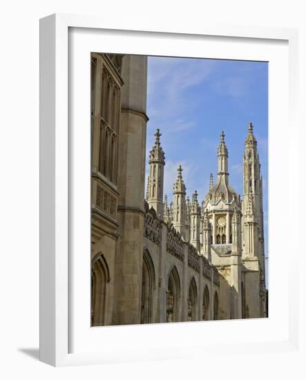 Kings College Chapel, University of Cambridge, Cambridge, England-Simon Montgomery-Framed Photographic Print