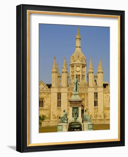 Kings College from Back, Cambridge, Cambridgeshire, England, UK, Europe-Steve Bavister-Framed Photographic Print