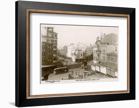 Kings Cross, Darlinghurst, Sydney, New South Wales, Australia in the 1900s-null-Framed Photographic Print
