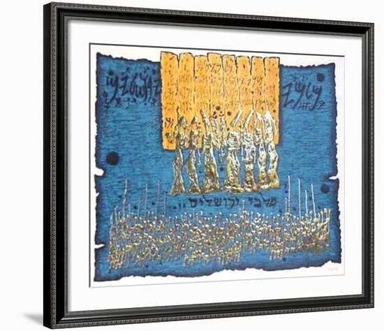 Kings Of Jerusalem-Moshé Castel-Framed Premium Edition