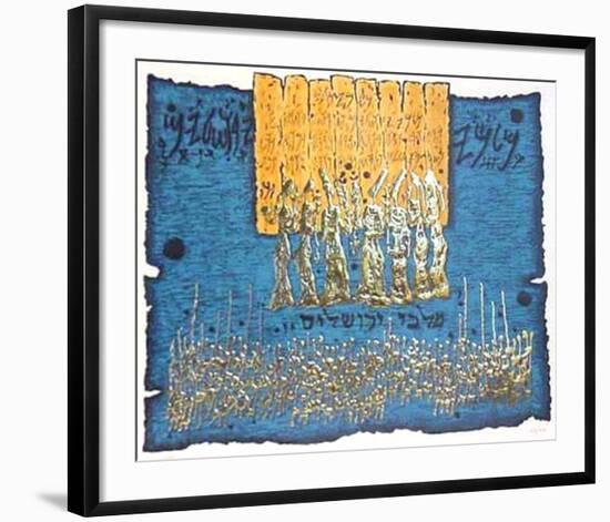 Kings Of Jerusalem-Moshé Castel-Framed Premium Edition