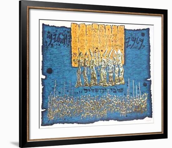 Kings Of Jerusalem-Moshé Castel-Framed Premium Edition