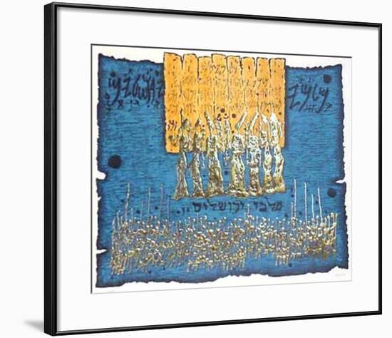 Kings Of Jerusalem-Moshé Castel-Framed Premium Edition