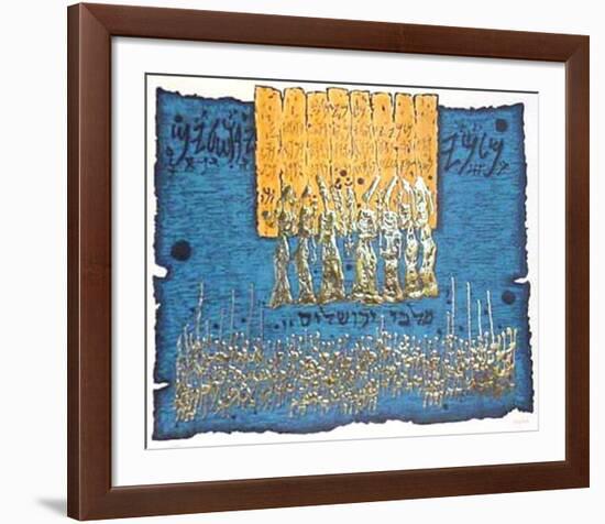 Kings Of Jerusalem-Moshé Castel-Framed Premium Edition