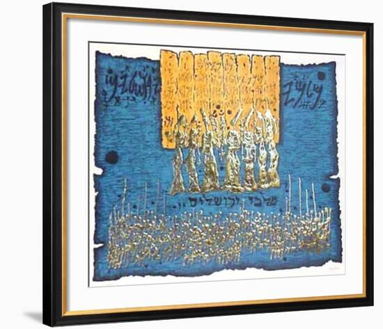 Kings Of Jerusalem-Moshé Castel-Framed Premium Edition