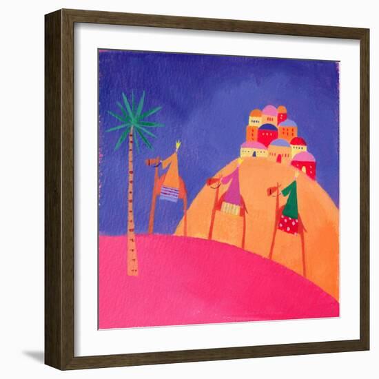 Kings on Camels, 2001-Alex Smith-Burnett-Framed Giclee Print