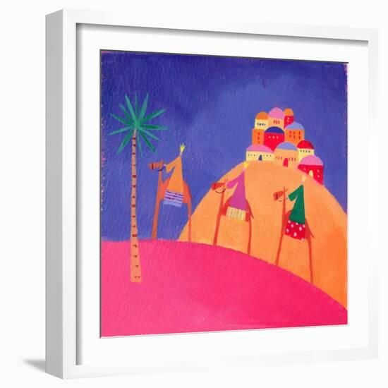 Kings on Camels, 2001-Alex Smith-Burnett-Framed Giclee Print