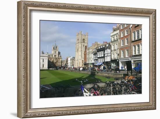 Kings Parade, Cambridge, Cambridgeshire-Peter Thompson-Framed Photographic Print