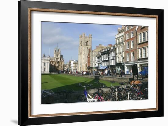 Kings Parade, Cambridge, Cambridgeshire-Peter Thompson-Framed Photographic Print