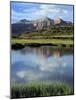 Kings Peak Massif Reflected, High Uintas Wilderness, Utah, Usa-Scott T^ Smith-Mounted Photographic Print