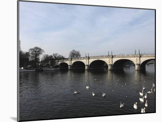 Kingston Bridge Spans the River Thames at Kingston-Upon-Thames, a Suburb of London, England, United-Stuart Forster-Mounted Photographic Print