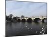 Kingston Bridge Spans the River Thames at Kingston-Upon-Thames, a Suburb of London, England, United-Stuart Forster-Mounted Photographic Print