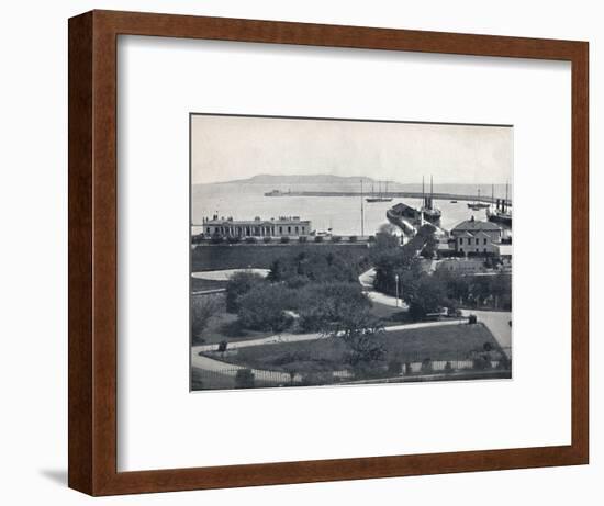 'Kingstown - General View of the Harbour', 1895-Unknown-Framed Photographic Print