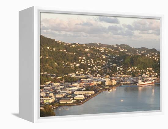 Kingstown Harbour, St. Vincent, St. Vincent and the Grenadines, Windward Islands-Michael DeFreitas-Framed Premier Image Canvas
