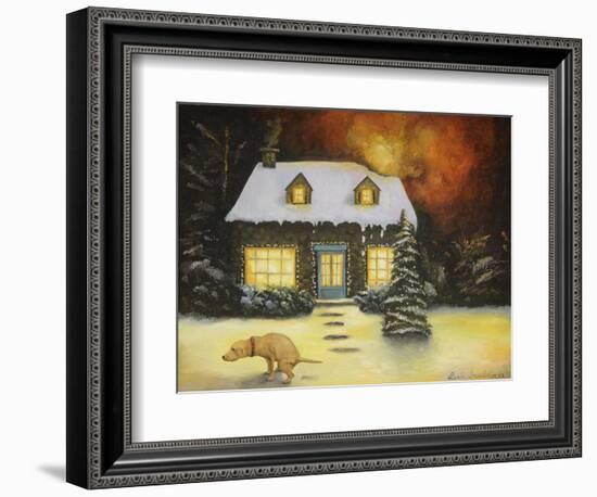 Kinkade's Worst Nightmare Updated X-Leah Saulnier-Framed Giclee Print